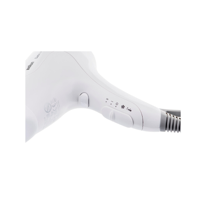 مجفف شعر براون ساتن هير 1 بقوة 1800 وات – تجفيف سريع وتصميم مدمج بخاصية الهواء البارد - موديل - BRHD180E