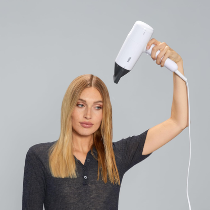 مجفف شعر براون 2100 وات HD2.1 بتقنية الهواء البارد – تجفيف سريع وتحكم كامل في الحرارة والسرعة – موديل – BRHD210E