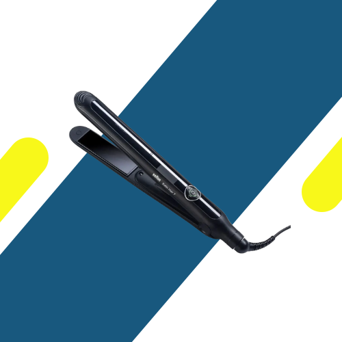 مكواة شعر براون BRST780E سينسور كير بسيراميك نانو جلايد وتحكم أوتوماتيكي في الحرارة – Braun SensoCare