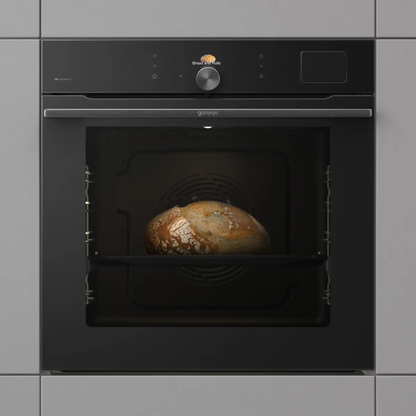 فرن بلت إن كهرباء 60 سم جورينيا (Gorenje) 77 لتر أسود حرارة 300°م شاشة VisionPlus وايفاي وأيرفراي – موديل BSA6138B