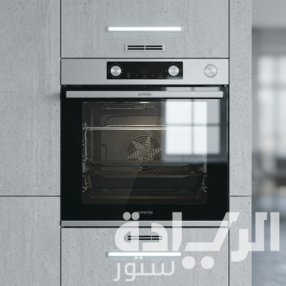 فرن بلت إن كهرباء 60 سم من جورينيا – ستانلس ستيل – سعة 77 لتر – موديل - BSA6737E15X