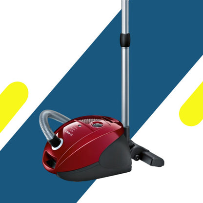 مكنسة كهربائية بوش بكيس موديل GL-30 – 2400 واط – أحمر – فلتر صحي – BSGL3MULT3