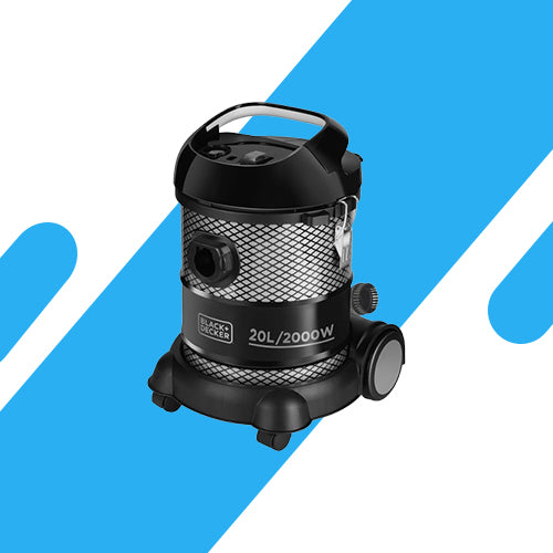 المكنسة البرميل من بلاك اند ديكر – 2000 واط – 20 لتر – موديل - BV2000