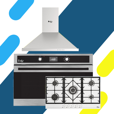 طقم بيورتي بلت إن - بوتاجاز بلت إن 90 سم بيورتي 5 شعلات HPT906S + شفاط هرمي بلت إن 90 سم بيورتي – موديل – PANSY 90 X + فرن ديجتال بلت إن غاز 90 سم بيورتي – سعة 97 لتر وشواية غاز – OPT901GXD