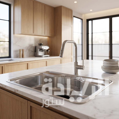 Purity Korean Stainless Steel 304 Kitchen Sink 74x51 cm - Model - CB 74