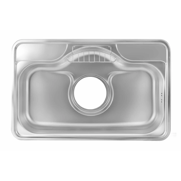 حوض مطبخ ستانلس ستيل هانز سيسو 75×48 سم – موديل CDUC 750