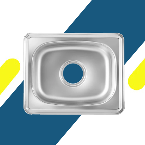 حوض مطبخ سيسو Hans CICO CS270 – ستانلس ستيل 304 – وعاء واحد – 27×43 سم