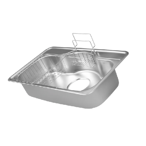 حوض مطبخ سيسو Hans CICO CDUC 850 – ستانلس ستيل 304 – وعاء واحد – 85 سم