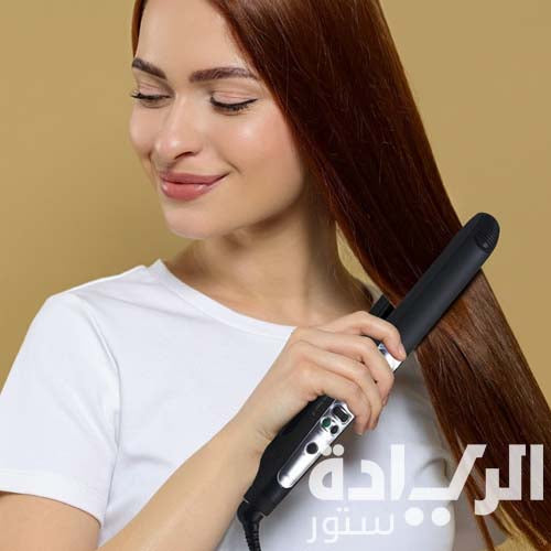 مكواة شعر براون سيراميك 100% بخاصية الأيونات و15 درجة حرارة حتى 200°C – Braun Satin Hair 7 Straightener BRST710E