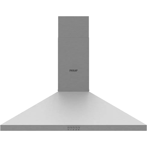 شفاط مطبخ بلت إن باساب ستانلس ستيل فضي – قوة شفط 650 م³/ساعة – مقاس 90 سم - موديل - D004-90-IX