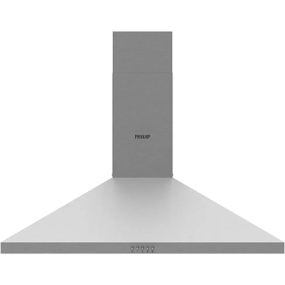 شفاط مطبخ بلت إن باساب ستانلس ستيل فضي – قوة شفط 650 م³/ساعة – مقاس 90 سم - موديل - D004-90-IX