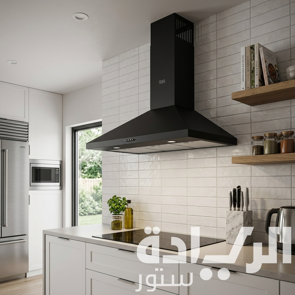 شفاط تيفا (Teva) هرمي 90 سم – قوة شفط 850 متر مكعب – أسود – موديل D004.90-850