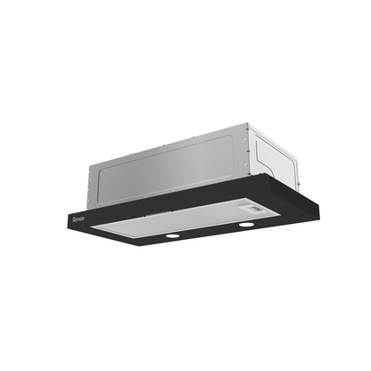 Femas 60 cm Black Chimney Hood – Suction Power 350 m³/h – Model D008-BXELIT