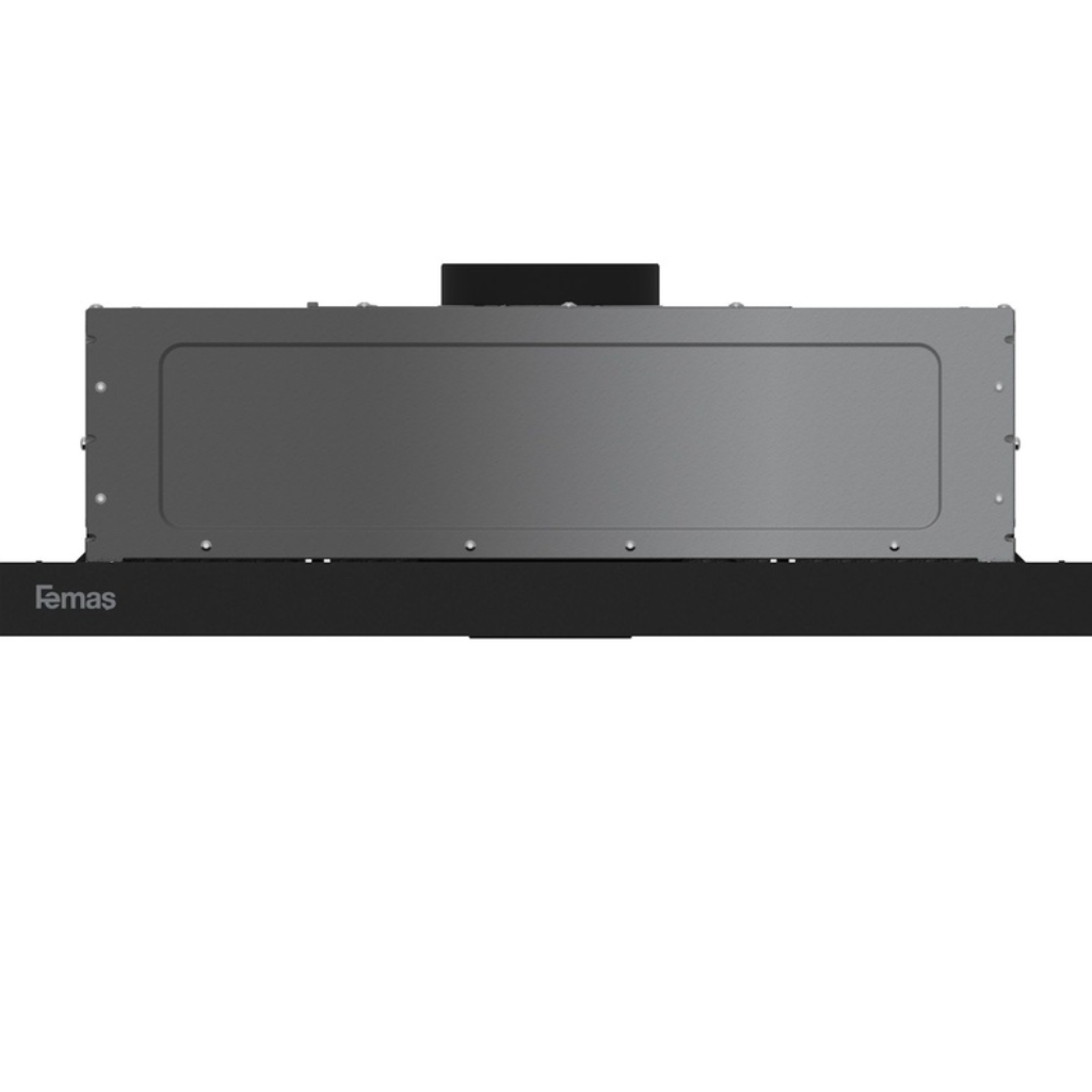 Femas 60 cm Black Chimney Hood – Suction Power 350 m³/h – Model D008-BXELIT