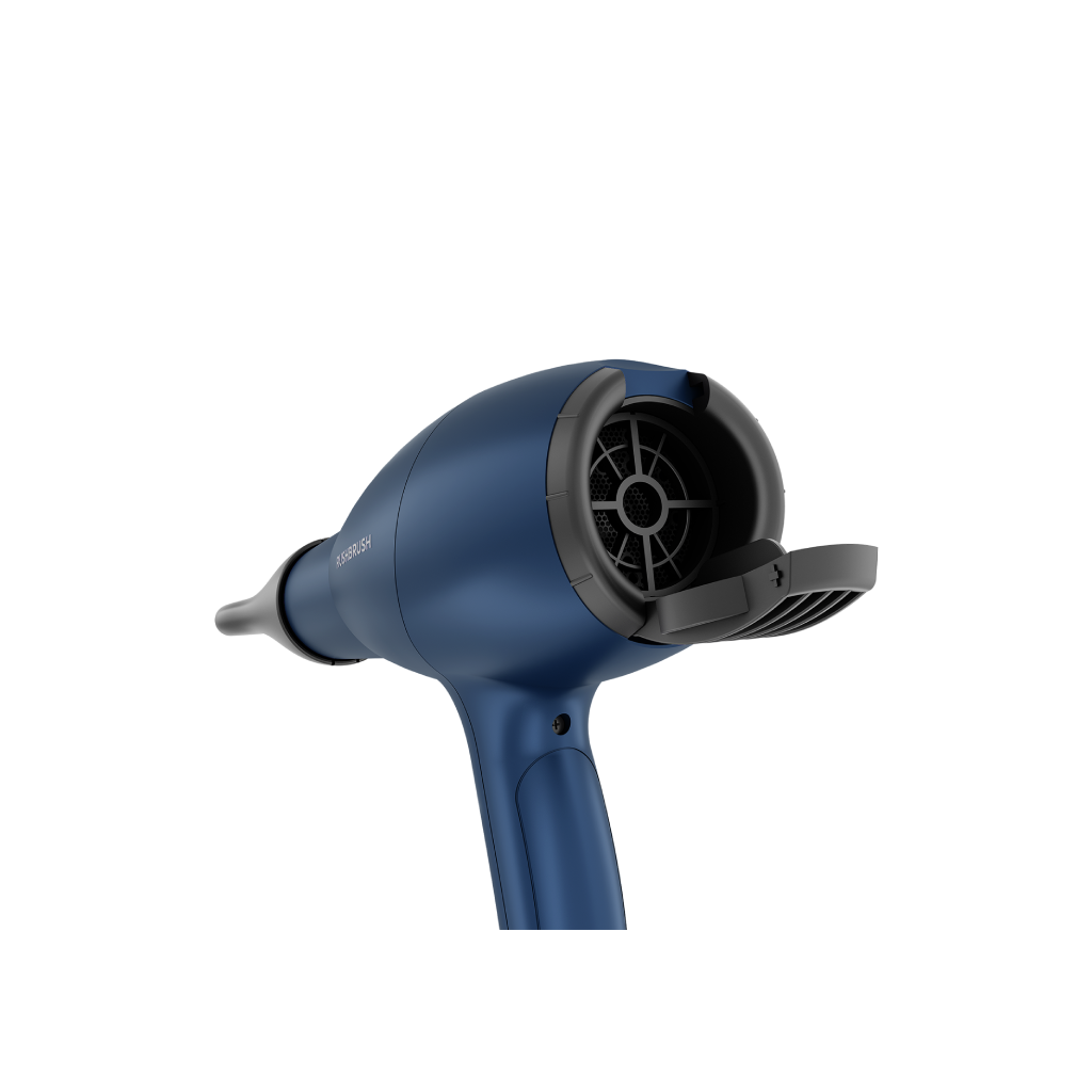 مجفف شعر راش براش (RUSH BRUSH) D3 Ultra-Navy – قوة 2400 وات وتقنية الأيونات لحماية فائقة