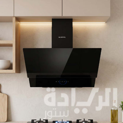 شفاط  كومتيل (Kumtel) 60 سم – قوة شفط 650 م3/ساعة بأزرار ميكانيكية – أسود – موديل DA6-835-BL-AnkastreSiyah