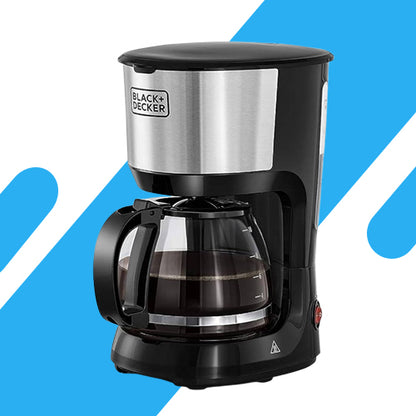 غلاية قهوة بسعة 10 فنجان وقوة 750 واط، خزان مياه بسعة 1.25 لتر من بلاك اند ديكر موديل DCM750S