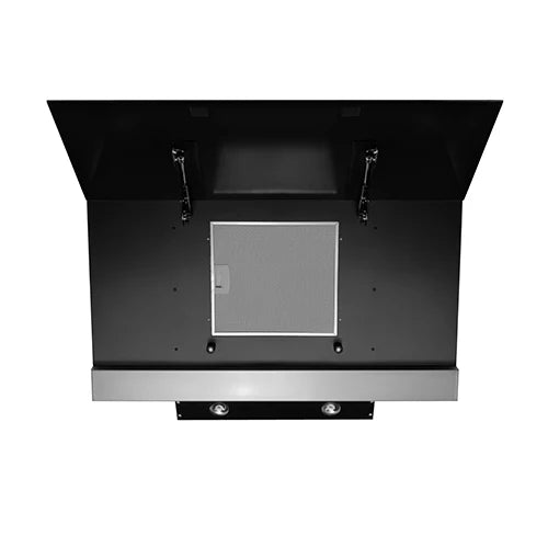 شفاط هانز بلت ان – 90 سم – أسود – قوة شفط 1000 م³/ساعة – تحكم باللمس – موديل DECORA 90