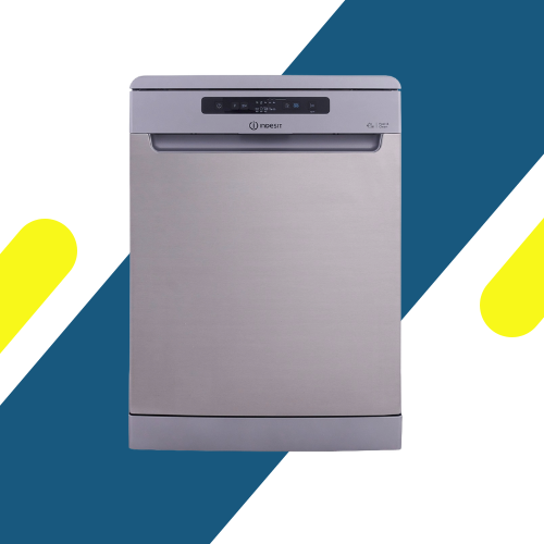غسالة أطباق انديسيت 13 فرد (INDESIT) – DFC 2B+16 AC X – تقنية Push & Go – إينوكس