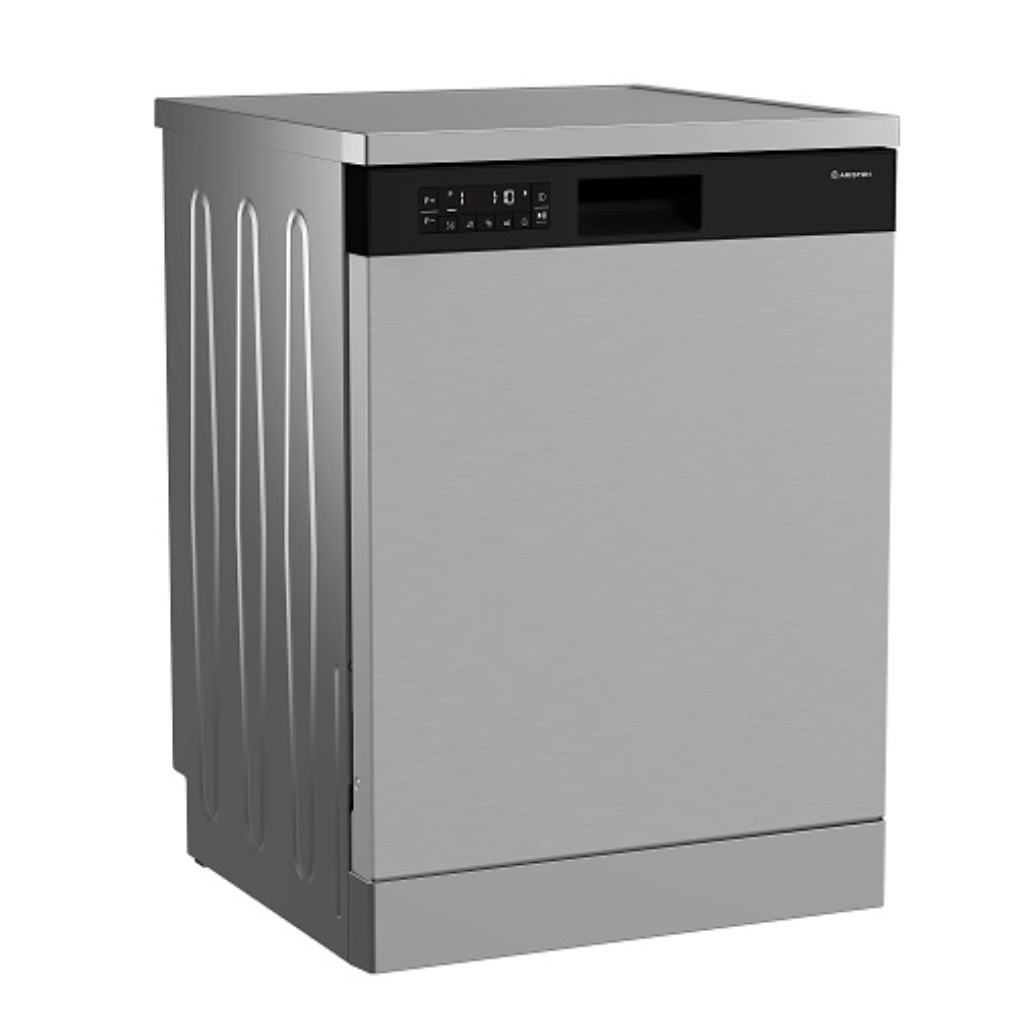 غسالة أطباق اريستون(Ariston) 15 فرد إنفرتر سيلفر (DFN856XQ) سعة ضخمة، هدوء تام، و8 برامج ذكية