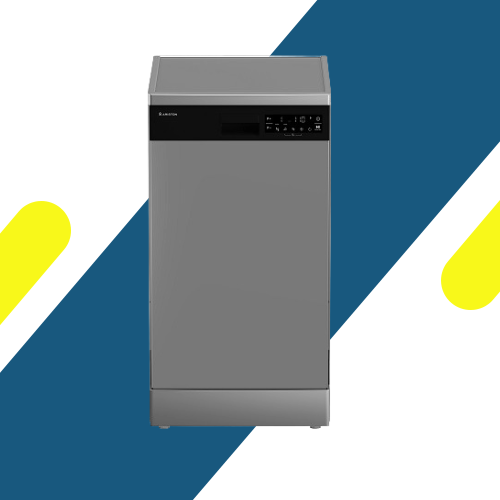 غسالة أطباق اريستون (Ariston) 10 أفراد إنفرتر (DFS606XQ) عرض 45 سم، توفير ذكي