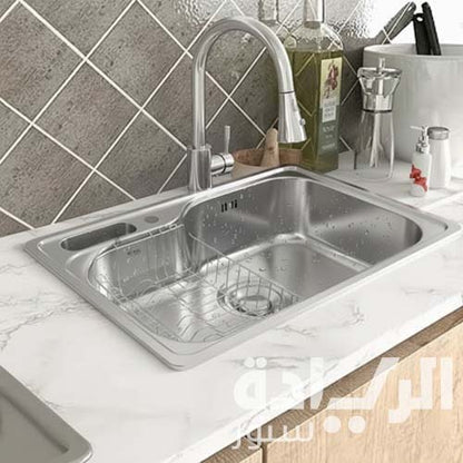 حوض مطبخ بيورتي كوري ستانلس ستيل 304 مقاس 84×51 سم – موديل - DJIS840PF