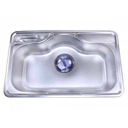 حوض مطبخ استانليس ماركة بيورتي الكوري مقاس - 85*51 سم - موديل - DJIS 850 PF