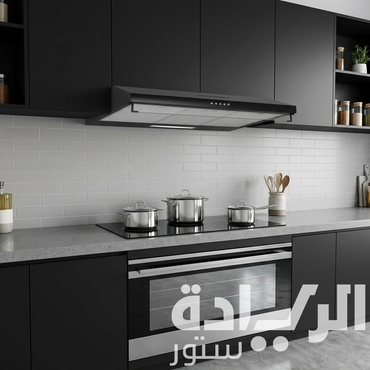 شفاط مطبخ تيفا مسطح 90 سم – قوة شفط 650 متر مكعب – أسود ملكي – موديل DK9-621 X BLACK