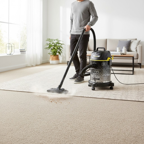 مكنسة كارشر البرميلية DVAC 2200 – قوة 2200 وات – خزان 22 لتر (الأقوى)