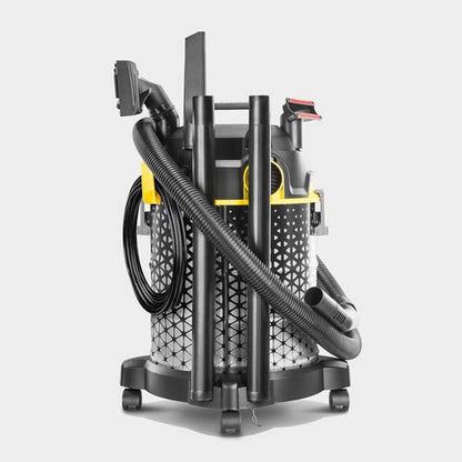 مكنسة كارشر البرميلية DVAC 2200 – قوة 2200 وات – خزان 22 لتر (الأقوى)