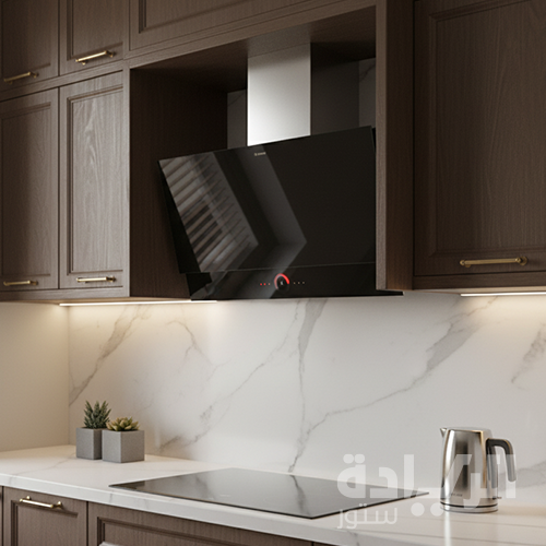 شفاط مطبخ بوش بلت إن سيريس 8 – حائطي 90 سم – أسود أنيق – قوة شفط 730 م³/ساعة - موديل - DWF97RU60