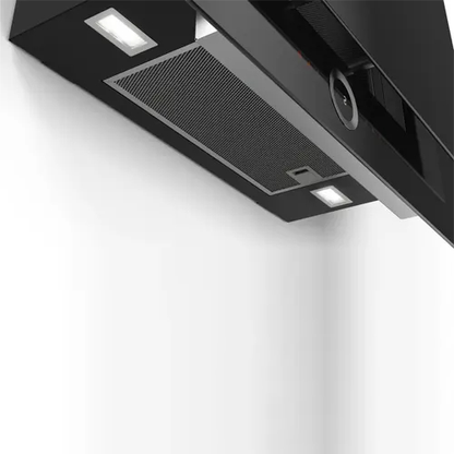 شفاط مطبخ بوش بلت إن سيريس 8 – حائطي 90 سم – أسود أنيق – قوة شفط 730 م³/ساعة - موديل - DWF97RU60