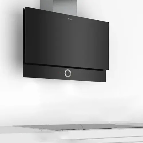 شفاط مطبخ بوش بلت إن سيريس 8 – حائطي 90 سم – أسود أنيق – قوة شفط 730 م³/ساعة - موديل - DWF97RU60