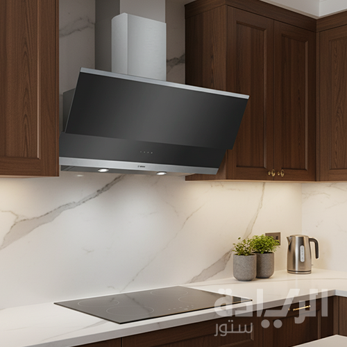 شفاط مطبخ بوش جداري 90 سم ستانلس ستيل – قوة شفط 629 م³/ساعة - موديل - DWK095G60