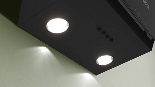 شفاط مطبخ بوش جداري 60 سم أسود – Serie 2 بقوة شفط 360 م³/ساعة - DWK63PJ61T