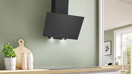 شفاط مطبخ بوش زجاج أسود 60 سم – قوة شفط 400 م³/ساعة – Series 2 - DWK64PJ60T