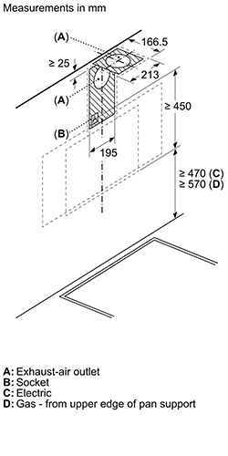 شفاط بوش زجاج أسود جداري 90 سم – قوة شفط 700 م³/ساعة – موديل - DWK97PJ60T