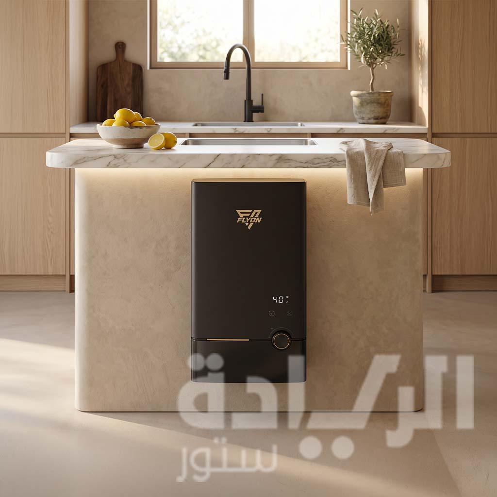سخان مياه فوري ديجيتال فلايون (FLYON) دايموند 3 فاز بقدرة متغيرة 18/21/24 كيلووات ومكونات يابانية – موديل Diamond 3 Phase
