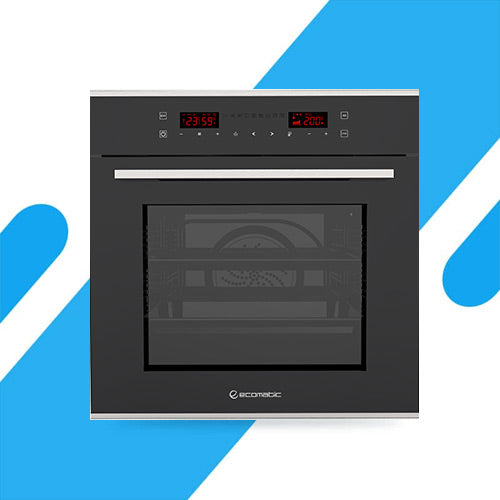 فرن ايكوماتيك بلت ان كهرباء بشواية كهرباء 60 سم - سعة 67 لتر - أسود ديجيتال 9 وظائف - E6449GTX