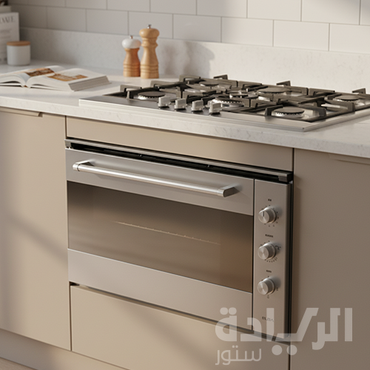 طقم بلت إن إلبا - فرن غاز بلت إن 90 سم من ماركة إلبا الإيطالية – موديل 109-52XN + بوتاجاز بلت إن غاز 5 عيون 90 سم من إلبا موديل E95-545XD