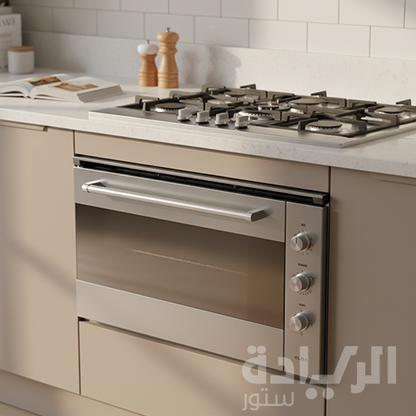 طقم بلت إن إلبا - فرن غاز بلت إن 90 سم من ماركة إلبا الإيطالية – موديل 109-52XN + بوتاجاز بلت إن غاز 5 عيون 90 سم من إلبا موديل E95-545XD