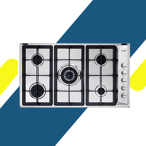 بوتاجاز بلت إن إلبا – 5 عيون – 90 سم – غاز – تصميم عصري - موديل - E95-545XND