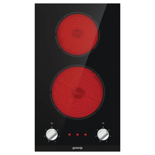 مسطح كهرباء بلت إن جورينيا 30 سم سيراميك زجاجي – 2 شعلة وتحكم أمامي – موديل – EC321BCSC