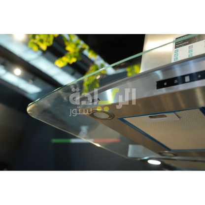 شفاط جزيرة زجاجى من البا 90 سم موديل قوة شفط 702 م³/ساعة - موديل - ECH 9665 GLX