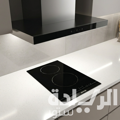 مسطح بلت إن كهربائي جورينيا سيراميك زجاجي 30 سم – 2 شعلة وتحكم باللمس – موديل – ECT321BCSC