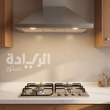 مسطح غاز بلت إن إلبا، 4 شعلة، استانلس ستيل، 60 سم - موديل - EF60-401X