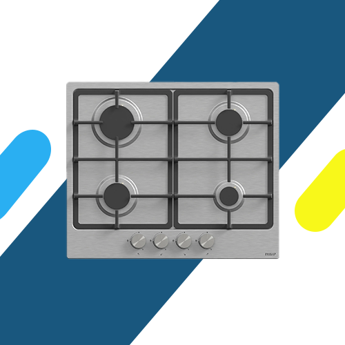 مسطح غاز بلت إن باساب – 4 شعلة – استانلس ستيل – 60 سم – إشعال ذاتي – موديل - EL005