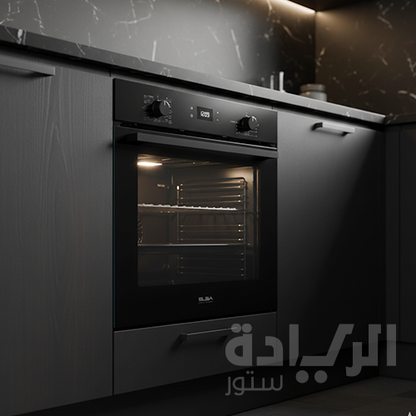 فرن كهربائي بلت إن 60 سم سعة 74 لتر من إلبا الإيطالية – موديل EL11XLFb300RF