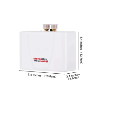 ELEX6 سخان مياه كهربائي فوري 6KW بدون خزان – صغير الحجم لنقطة واحدة – ثيرموفلو