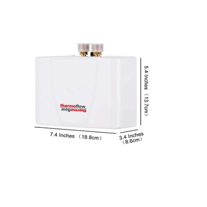 ELEX6 سخان مياه كهربائي فوري 6KW بدون خزان – صغير الحجم لنقطة واحدة – ثيرموفلو